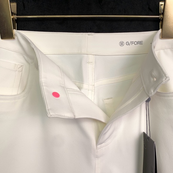 G/FORE Shadow Stretch 5-Pocket Trouser Pants — Chalk White — sz. 4 NWT - Picture 6 of 9